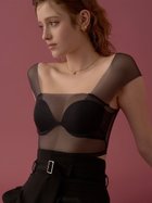 【リリーブラウン/Lily Brown】の【LILY BROWN Lingerie】シアーファンデブラトップス 人気、トレンドファッション・服の通販 founy(ファニー) ファッション Fashion レディースファッション WOMEN トップス・カットソー Tops/Tshirt thumbnail BLK[009]|ID: prp329100004209742 ipo3291000000029188212