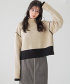 【ローリーズファーム/LOWRYS FARM】のリバーシブルハイネックニットLS 人気、トレンドファッション・服の通販 founy(ファニー) ファッション Fashion レディースファッション WOMEN トップス・カットソー Tops/Tshirt ニット Knit Tops アクリル Acrylic シンプル Simple デニム Denim リバーシブル Reversible ワイド Wide thumbnail ベージュ52|ID: prp329100004209829 ipo3291000000029189252