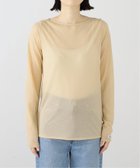 【プラージュ/Plage】のJANE SMITH/ジェーンスミス 別注 SHEER BOAT NECK Tシャツ ベージュ|ID: prp329100004209885 ipo3291000000029189837