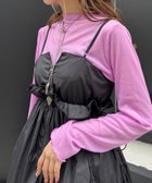 【パルグループ/PAL GROUP】の【w closet】シアーボトルネックカットソー 人気、トレンドファッション・服の通販 founy(ファニー) ファッション Fashion レディースファッション WOMEN トップス・カットソー Tops/Tshirt カットソー Cut and Sewn おすすめ Recommend アクセサリー Accessories キャミワンピース Cami Dress シンプル Simple パープル Purple 定番 Standard thumbnail パープル|ID: prp329100004209909 ipo3291000000029190006