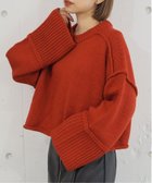 【その他のブランド/Other】のtiptop/リバーシブルショート丈ニット 人気、トレンドファッション・服の通販 founy(ファニー) ファッション Fashion レディースファッション WOMEN トップス・カットソー Tops/Tshirt ニット Knit Tops thumbnail アカ|ID: prp329100004209945 ipo3291000000029190229