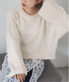 【その他のブランド/Other】のtiptop/リバーシブルショート丈ニット 人気、トレンドファッション・服の通販 founy(ファニー) ファッション Fashion レディースファッション WOMEN トップス・カットソー Tops/Tshirt ニット Knit Tops thumbnail オフシロ|ID: prp329100004209945 ipo3291000000029190230