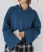 【その他のブランド/Other】のtiptop/リバーシブルショート丈ニット 人気、トレンドファッション・服の通販 founy(ファニー) ファッション Fashion レディースファッション WOMEN トップス・カットソー Tops/Tshirt ニット Knit Tops thumbnail ブルー|ID: prp329100004209945 ipo3291000000029190232