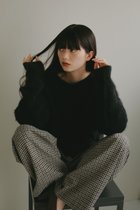 【カーサフライン/CASA FLINE】のフォックスカシミヤニットトップス 人気、トレンドファッション・服の通販 founy(ファニー) ファッション Fashion レディースファッション WOMEN トップス・カットソー Tops/Tshirt ニット Knit Tops thumbnail BLACK|ID: prp329100004209959 ipo3291000000029190312