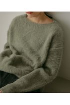 【カーサフライン/CASA FLINE】のフォックスカシミヤニットトップス 人気、トレンドファッション・服の通販 founy(ファニー) ファッション Fashion レディースファッション WOMEN トップス・カットソー Tops/Tshirt ニット Knit Tops thumbnail GREEN|ID: prp329100004209959 ipo3291000000029190314