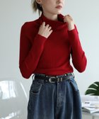 【アイモハ/aimoha】のシンプルタートルネックニット 人気、トレンドファッション・服の通販 founy(ファニー) ファッション Fashion レディースファッション WOMEN トップス・カットソー Tops/Tshirt ニット Knit Tops タートルネック Turtleneck A/W・秋冬 Aw・Autumn/Winter・Fw・Fall-Winter シンプル Simple タートルネック Turtleneck フィット Fit thumbnail レッド|ID: prp329100004209962 ipo3291000000029190355