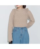 【ビームス ハート/BEAMS HEART】のリボンキャミベスト * プルオーバー(セットアイテム) 24AW BEIGE|ID: prp329100004209993 ipo3291000000029190581