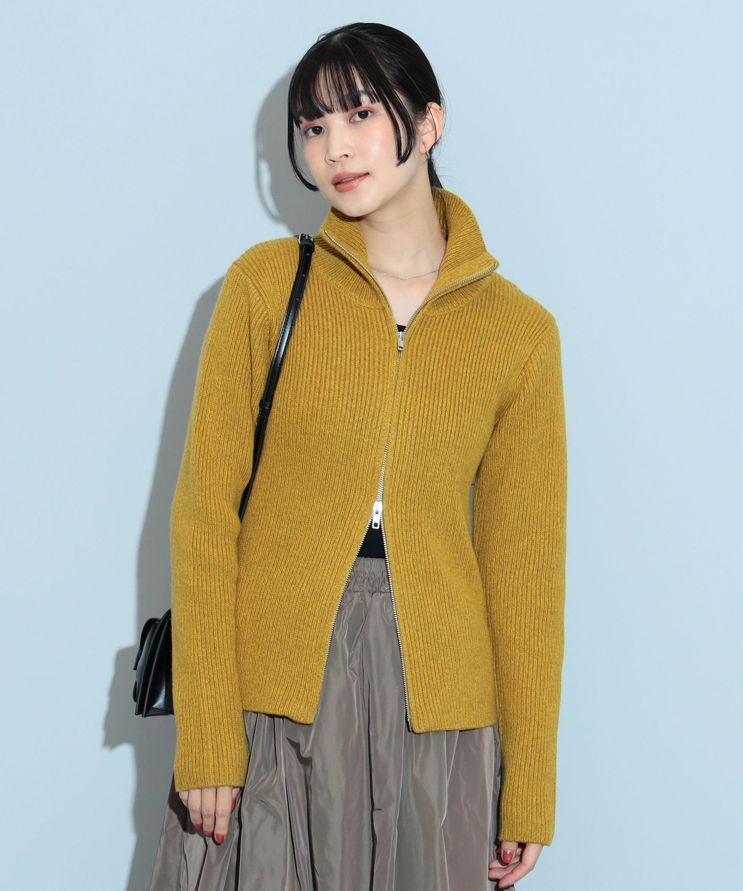 【ビームス ハート/BEAMS HEART】のスタンドカラー ダブルジップ カーディガン(ウォッシャブル) 24AW 人気、トレンドファッション・服の通販 founy(ファニー) 　ファッション　Fashion　レディースファッション　WOMEN　トップス・カットソー　Tops/Tshirt　カーディガン　Cardigans　ウェーブ　Wave　ウォッシャブル　Washable　カーディガン　Cardigan　スタンド　Stand　トレンド　Trend　ロング　Long　2024年　2024　2024-2025秋冬・A/W　Aw/Autumn/Winter/Fw/Fall/2024-2025　 other-1|ID: prp329100004209995 ipo3291000000029190587