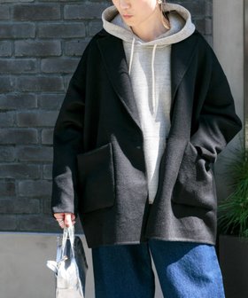 【アーバンリサーチ ドアーズ/URBAN RESEARCH DOORS】のFORK SPOON テーラーリバーコート 人気、トレンドファッション・服の通販 founy(ファニー) ファッション Fashion レディースファッション WOMEN アウター Coat Outerwear コート Coats ジャケット Jacket スウェット Sweat ダブル Double デニム Denim ドレス Dress フラップ Flap フロント Front ベーシック Basic ポケット Pocket マニッシュ Mannish 冬 Winter A/W・秋冬 Aw・Autumn/Winter・Fw・Fall-Winter 2024年 2024 エレガント 上品 Elegant 2024-2025秋冬・A/W Aw/Autumn/Winter/Fw/Fall/2024-2025 |ID:prp329100004210023