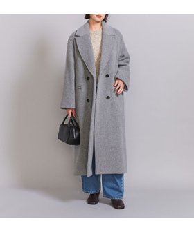 【ビューティ&ユース ユナイテッドアローズ/BEAUTY&YOUTH / UNITED ARROWS】 テーラードダブル ロングコート人気、トレンドファッション・服の通販 founy(ファニー) ファッション Fashion レディースファッション WOMEN アウター Coat Outerwear コート Coats おすすめ Recommend サテン Satin ジャケット Jacket ベーシック Basic マニッシュ Mannish メンズ Mens ロング Long ワイド Wide |ID:prp329100004210036