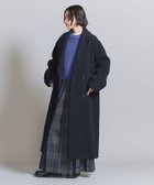 【ビューティ&ユース ユナイテッドアローズ/BEAUTY&YOUTH / UNITED ARROWS】のテーラードダブル ロングコート 人気、トレンドファッション・服の通販 founy(ファニー) ファッション Fashion レディースファッション WOMEN アウター Coat Outerwear コート Coats おすすめ Recommend サテン Satin ジャケット Jacket ベーシック Basic マニッシュ Mannish メンズ Mens ロング Long ワイド Wide thumbnail NAVY|ID: prp329100004210036 ipo3291000000029540401