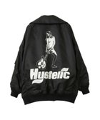 【ヒステリックグラマー/HYSTERIC GLAMOUR】のライダースブルゾン 人気、トレンドファッション・服の通販 founy(ファニー) ファッション Fashion レディースファッション WOMEN アウター Coat Outerwear ブルゾン Blouson/Jackets ライダース Riders Jacket ダブル Double フロント Front プリント Print モチーフ Motif ライダース Riders 冬 Winter 秋 Autumn/Fall thumbnail ブラック|ID: prp329100004210055 ipo3291000000029529113