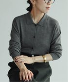 【プラージュ/Plage】のCollar カーディガン 人気、トレンドファッション・服の通販 founy(ファニー) ファッション Fashion レディースファッション WOMEN トップス・カットソー Tops/Tshirt カーディガン Cardigans カーディガン Cardigan コンパクト Compact リラックス Relax thumbnail グレー|ID: prp329100004210074 ipo3291000000029191121