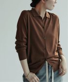 【プラージュ/Plage】のCollar カーディガン 人気、トレンドファッション・服の通販 founy(ファニー) ファッション Fashion レディースファッション WOMEN トップス・カットソー Tops/Tshirt カーディガン Cardigans カーディガン Cardigan コンパクト Compact リラックス Relax thumbnail ブラウン|ID: prp329100004210074 ipo3291000000029191122