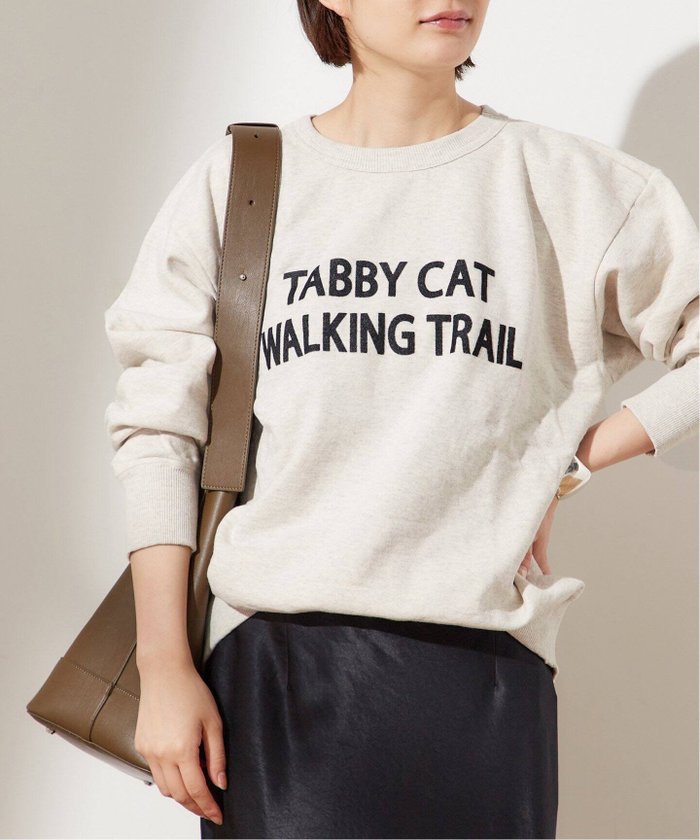 【ジャーナルスタンダード レサージュ/journal standard L'essage】の【MIXTA/ミクスタ】TABBY CAT WALKINNG TRAIL スウェット インテリア・キッズ・メンズ・レディースファッション・服の通販 founy(ファニー) https://founy.com/ ファッション Fashion レディースファッション WOMEN トップス・カットソー Tops/Tshirt パーカ Sweats スウェット Sweat 2024年 2024 2024-2025秋冬・A/W Aw/Autumn/Winter/Fw/Fall/2024-2025 スウェット Sweat ハンド Hand バランス Balance ビジネス 仕事 通勤 Business プリント Print ヴィンテージ Vintage 人気 Popularity |ID: prp329100004210077 ipo3291000000029191128