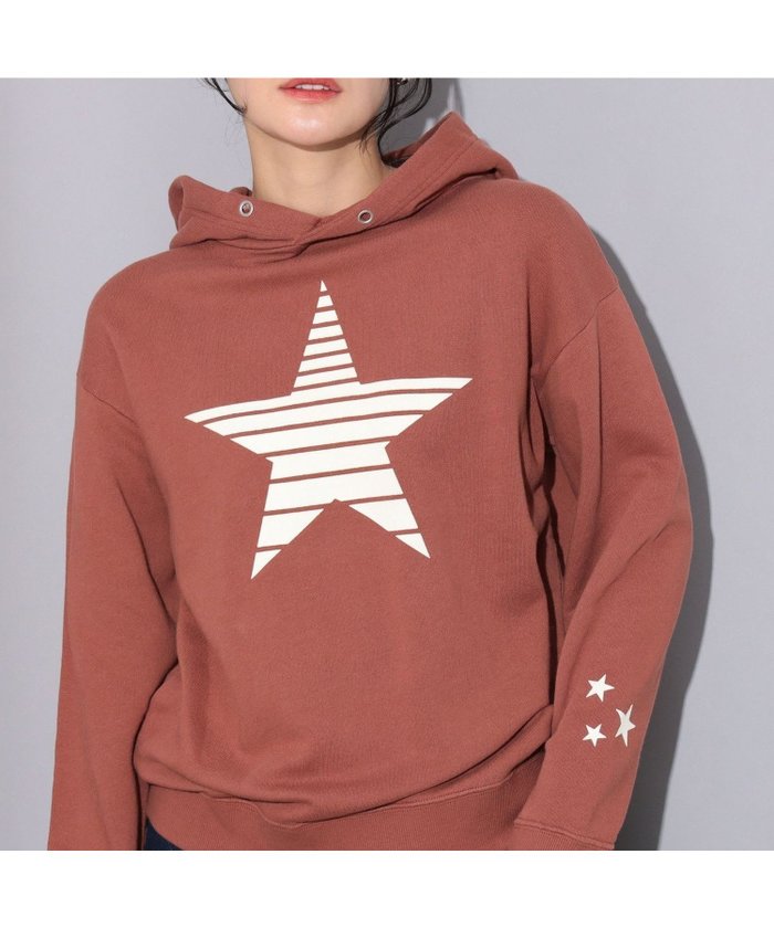 【ビームス ハート/BEAMS HEART】のBEAMS HEART / スターフロッキー スウェット パーカー 24AW インテリア・キッズ・メンズ・レディースファッション・服の通販 founy(ファニー) https://founy.com/ ファッション Fashion レディースファッション WOMEN トップス・カットソー Tops/Tshirt パーカ Sweats スウェット Sweat 2024年 2024 2024-2025秋冬・A/W Aw/Autumn/Winter/Fw/Fall/2024-2025 ウェーブ Wave スウェット Sweat バランス Balance パーカー Hoodie プリント Print プリーツ Pleats ボーダー Border |ID: prp329100004210087 ipo3291000000029191167