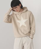 【ビームス ハート/BEAMS HEART】のBEAMS HEART / スターフロッキー スウェット パーカー 24AW NATURAL|ID: prp329100004210087 ipo3291000000029191169