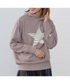 【ビームス ハート/BEAMS HEART】のBEAMS HEART / スターフロッキー スウェット パーカー 24AW 人気、トレンドファッション・服の通販 founy(ファニー) ファッション Fashion レディースファッション WOMEN トップス・カットソー Tops/Tshirt パーカ Sweats スウェット Sweat 2024年 2024 2024-2025秋冬・A/W Aw/Autumn/Winter/Fw/Fall/2024-2025 ウェーブ Wave スウェット Sweat バランス Balance パーカー Hoodie プリント Print プリーツ Pleats ボーダー Border thumbnail MOCHA|ID: prp329100004210087 ipo3291000000029191171