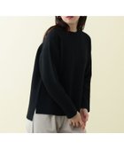 【ビームス ハート/BEAMS HEART】の配色リバーシブル ニットプルオーバー 24AW 人気、トレンドファッション・服の通販 founy(ファニー) ファッション Fashion レディースファッション WOMEN トップス・カットソー Tops/Tshirt ニット Knit Tops プルオーバー Pullover シンプル Simple スリット Slit センター Center チュニック Tunic デニム Denim バランス Balance フレア Flare リバーシブル Reversible 2024年 2024 2024-2025秋冬・A/W Aw/Autumn/Winter/Fw/Fall/2024-2025 thumbnail BLACK|ID: prp329100004210088 ipo3291000000029541027