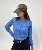 【パルグループ/PAL GROUP】の【WHO S WHO gallery】ラウンドSニットカーデ 人気、トレンドファッション・服の通販 founy(ファニー) ファッション Fashion レディースファッション WOMEN トップス・カットソー Tops/Tshirt ニット Knit Tops A/W・秋冬 Aw・Autumn/Winter・Fw・Fall-Winter おすすめ Recommend カーディガン Cardigan コンパクト Compact デニム Denim トレンド Trend ハーフ Half フレア Flare ラウンド Round ワイド Wide 定番 Standard thumbnail サックスブルー|ID: prp329100004210094 ipo3291000000029191217