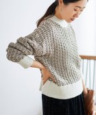 【ルクールブラン/le.coeur blanc】の交差編みバイカラーニットプルオーバー 人気、トレンドファッション・服の通販 founy(ファニー) ファッション Fashion レディースファッション WOMEN トップス・カットソー Tops/Tshirt ニット Knit Tops プルオーバー Pullover おすすめ Recommend バランス Balance ボトム Bottom エレガント 上品 Elegant thumbnail ベージュ柄|ID: prp329100004210108 ipo3291000000029191282