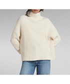 【ジースター ロゥ/G-Star RAW】の【公式ショップ】LOOSE TURTLE KNITTED SWEATER/ルーズタートルネックニットセーター eggnog|ID: prp329100004210120 ipo3291000000029191319