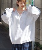 【その他のブランド/Other】のtiptop/裏毛レースアップBIGパーカー 人気、トレンドファッション・服の通販 founy(ファニー) ファッション Fashion レディースファッション WOMEN トップス・カットソー Tops/Tshirt パーカ Sweats パーカー Hoodie レース Race thumbnail B|ID: prp329100004210121 ipo3291000000029191322