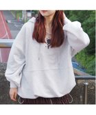 【その他のブランド/Other】のtiptop/裏毛レースアップBIGパーカー 人気、トレンドファッション・服の通販 founy(ファニー) ファッション Fashion レディースファッション WOMEN トップス・カットソー Tops/Tshirt パーカ Sweats パーカー Hoodie レース Race thumbnail グレー|ID: prp329100004210121 ipo3291000000029191326