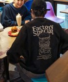 【フリークスストア/FREAK'S STORE】のBurger Factory×FREAK S STORE バーガーファクトリー 別注 ビッグシルエット バックプリント クルーネックスウェット 【限定展開】 スミクロ|ID: prp329100004210648 ipo3291000000029532924