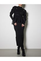 【リエンダ/rienda】のビスチェセットニットワンピース 人気、トレンドファッション・服の通販 founy(ファニー) ファッション Fashion レディースファッション WOMEN ワンピース Dress ニットワンピース Knit Dresses キャミ Cami キャミソール Camisole トレンド Trend パール Pearl フリル Frills ラグジュアリー Luxury ランジェリー Lingerie thumbnail BLK|ID: prp329100004210678 ipo3291000000029607118