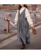 【サマンサモスモス/Samansa Mos2】の【ゆべし*Samansa Mos2】前後2WAYジャンスカ 人気、トレンドファッション・服の通販 founy(ファニー) ファッション Fashion レディースファッション WOMEN インナー Inner コラボ Collaboration コーデュロイ Corduroy シンプル Simple スクエア Square プリント Print ベスト Vest リボン Ribbon 秋 Autumn/Fall thumbnail グリーン|ID: prp329100004210711 ipo3291000000029195963