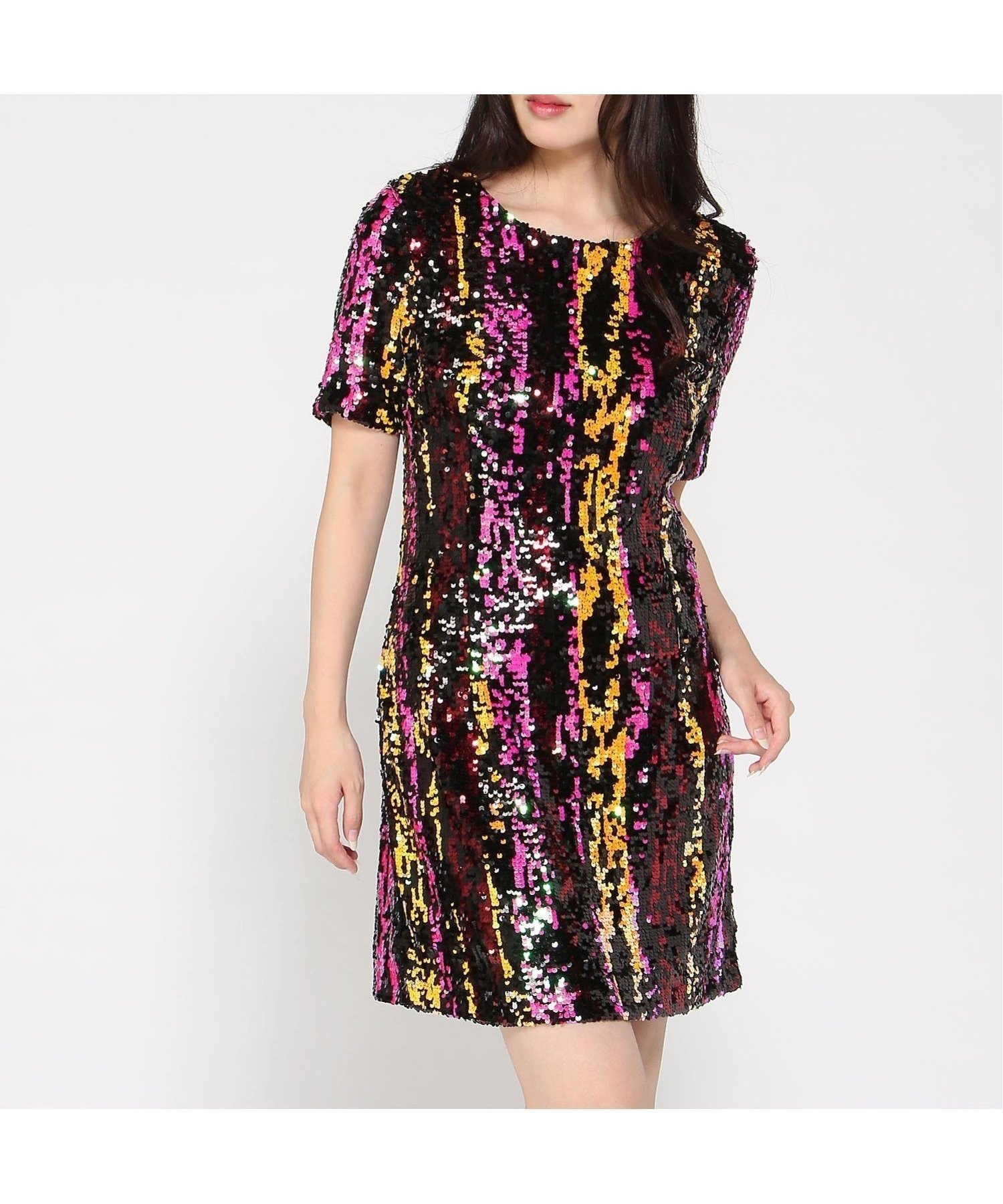 【デシグアル/Desigual】のワンピース XMAS SEQUINS DRESS 人気、トレンドファッション・服の通販 founy(ファニー) 　ファッション　Fashion　レディースファッション　WOMEN　ワンピース　Dress　ドレス　Party Dresses　クリスマス X'mas　Christmas Xmas　 other-1|ID: prp329100004210724 ipo3291000000029196020