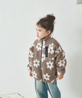 【ペアマノン/pairmanon / KIDS】の【リンクコーデ】ボアジップブルゾン 人気、トレンドファッション・服の通販 founy(ファニー) ファッション Fashion キッズファッション KIDS ポケット Pocket 今季 This Season 冬 Winter 無地 Plain Color |ID:prp329100004211278