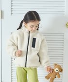 【ペアマノン/pairmanon / KIDS】の【リンクコーデ】ボアジップブルゾン 人気、トレンドファッション・服の通販 founy(ファニー) ファッション Fashion キッズファッション KIDS ポケット Pocket 今季 This Season 冬 Winter 無地 Plain Color thumbnail アイボリー08|ID: prp329100004211278 ipo3291000000029468521