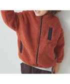 【ペアマノン/pairmanon / KIDS】の【リンクコーデ】ボアジップブルゾン 人気、トレンドファッション・服の通販 founy(ファニー) ファッション Fashion キッズファッション KIDS ポケット Pocket 今季 This Season 冬 Winter 無地 Plain Color thumbnail テラコッタ31|ID: prp329100004211278 ipo3291000000029468530