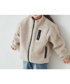 【ペアマノン/pairmanon / KIDS】の【リンクコーデ】ボアジップブルゾン 人気、トレンドファッション・服の通販 founy(ファニー) ファッション Fashion キッズファッション KIDS ポケット Pocket 今季 This Season 冬 Winter 無地 Plain Color thumbnail ベージュ50|ID: prp329100004211278 ipo3291000000029468532