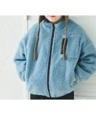 【ペアマノン/pairmanon / KIDS】の【リンクコーデ】ボアジップブルゾン 人気、トレンドファッション・服の通販 founy(ファニー) ファッション Fashion キッズファッション KIDS ポケット Pocket 今季 This Season 冬 Winter 無地 Plain Color thumbnail ライトブルー81|ID: prp329100004211278 ipo3291000000029468539