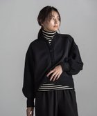 【メイソングレイ/MAYSON GREY】の【WEB限定】ダンボール*ニットブルゾン 人気、トレンドファッション・服の通販 founy(ファニー) ファッション Fashion レディースファッション WOMEN アウター Coat Outerwear ブルゾン Blouson/Jackets トップス・カットソー Tops/Tshirt ニット Knit Tops ドッキング Docking バランス Balance ブルゾン Blouson ワイド Wide thumbnail ブラック|ID: prp329100004211296 ipo3291000000029200575