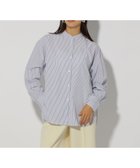 【エルーラ/Elura】のアイロンいらずバンドシャツ/151659 人気、トレンドファッション・服の通販 founy(ファニー) ファッション Fashion レディースファッション WOMEN トップス・カットソー Tops/Tshirt シャツ/ブラウス Shirts/Blouses バランス Balance 人気 Popularity thumbnail ネイビーストライプ88|ID: prp329100004211345 ipo3291000000029201668