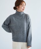 【ルクールブラン/le.coeur blanc】のウールブレンドハイネックニット 人気、トレンドファッション・服の通販 founy(ファニー) ファッション Fashion レディースファッション WOMEN トップス・カットソー Tops/Tshirt ニット Knit Tops シンプル Simple ベーシック Basic thumbnail グレー|ID: prp329100004211387 ipo3291000000029202258