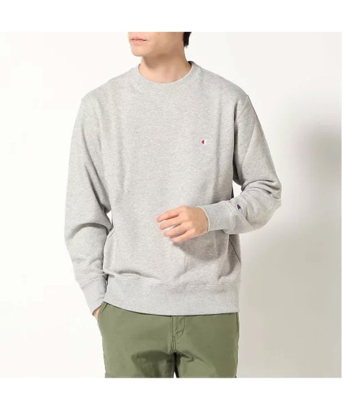 【ハンドサイン/HAND SIGN】のChampion/C3-Y035CREW NECK SWEATSHIRT インテリア・キッズ・メンズ・レディースファッション・服の通販 founy(ファニー) https://founy.com/ ファッション Fashion レディースファッション WOMEN トップス・カットソー Tops/Tshirt シャツ/ブラウス Shirts/Blouses パーカ Sweats ロング / Tシャツ T-Shirts スウェット Sweat シンプル Simple トレンド Trend ボトム Bottom ルーズ Loose |ID: prp329100004211388 ipo3291000000029202262