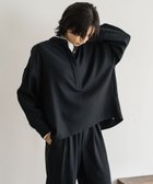 【メイソングレイ/MAYSON GREY】のDRY MELANGE千鳥ブラウス≪洗濯機で洗える≫ 人気、トレンドファッション・服の通販 founy(ファニー) ファッション Fashion レディースファッション WOMEN トップス・カットソー Tops/Tshirt シャツ/ブラウス Shirts/Blouses アンティーク Antique 洗える Washable カフス Cuffs スキッパー Skipper ストレッチ Stretch セットアップ Set Up パターン Pattern フォルム Form プリーツ Pleats ヘムライン Hemline ワイド Wide thumbnail ブラック|ID: prp329100004211508 ipo3291000000029203509