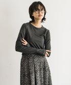 【メイソングレイ/MAYSON GREY】のロングスリーブクルーネックTシャツ≪手洗い可能≫ 人気、トレンドファッション・服の通販 founy(ファニー) ファッション Fashion レディースファッション WOMEN トップス・カットソー Tops/Tshirt シャツ/ブラウス Shirts/Blouses ロング / Tシャツ T-Shirts インナー Inner ジャージー Jersey スウェット Sweat テレコ Tereko トレンド Trend ロング Long thumbnail チャコールグレー|ID: prp329100004211547 ipo3291000000029405847