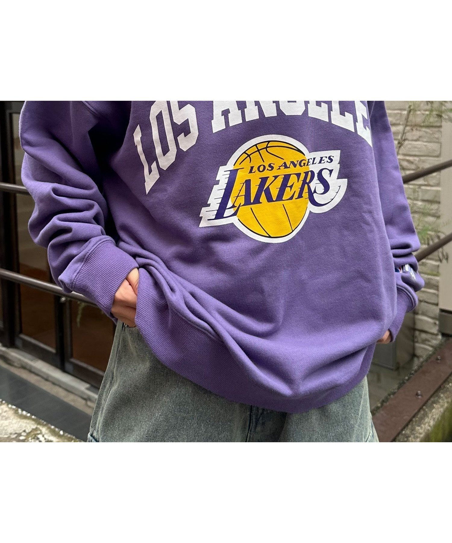 【パルグループ/PAL GROUP】の【Ciaopanic】【NBA】別注ロゴスウェット インテリア・キッズ・メンズ・レディースファッション・服の通販 founy(ファニー) 　ファッション　Fashion　レディースファッション　WOMEN　トップス・カットソー　Tops/Tshirt　パーカ　Sweats　スウェット　Sweat　おすすめ　Recommend　インナー　Inner　カーゴパンツ　Cargo Pants　スウェット　Sweat　デニム　Denim　ワイド　Wide　人気　Popularity　別注　Special Order　パープル|ID: prp329100004211560 ipo3291000000029328078