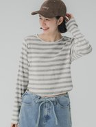 【コカ/COCA】のベアテレコテールカットトップス 人気、トレンドファッション・服の通販 founy(ファニー) ファッション Fashion レディースファッション WOMEN トップス・カットソー Tops/Tshirt thumbnail Gray|ID: prp329100004211567 ipo3291000000029203944