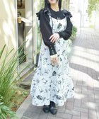 【アクシーズファム/axes femme】のトゥシューズ柄リボン付ワンピース 人気、トレンドファッション・服の通販 founy(ファニー) ファッション Fashion レディースファッション WOMEN おすすめ Recommend とろみ Thickness サテン Satin ショート Short プリント Print リボン Ribbon thumbnail 白|ID: prp329100004211903 ipo3291000000029315683