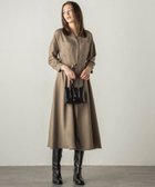 【ケティ/Ketty】のカルゼキーネックワンピース≪手洗い可能≫ 人気、トレンドファッション・服の通販 founy(ファニー) ファッション Fashion レディースファッション WOMEN ワンピース Dress フレア Flare ポケット Pocket thumbnail ブラウン|ID: prp329100004211920 ipo3291000000029364101