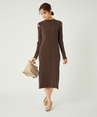 【その他のブランド/Other】のCO PROJECT オープンスリット ニット ワンピース -ウォッシャブル- DK.BROWN|ID: prp329100004211923 ipo3291000000029364143