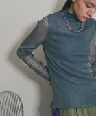 【スマイルオーキッド/SMILE ORCHID】のラメ入り長袖トップス 人気、トレンドファッション・服の通販 founy(ファニー) ファッション Fashion レディースファッション WOMEN トップス・カットソー Tops/Tshirt おすすめ Recommend インナー Inner シアー Sheer ストレッチ Stretch 長袖 Long Sleeve thumbnail グレー|ID: prp329100004211969 ipo3291000000029523228