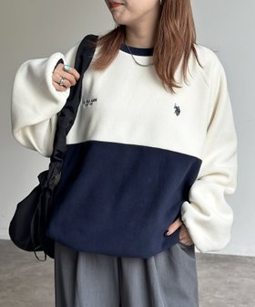 【シーピーシーエム/CPCM】の【U.S. POLO ASSN.】フリースバルーンプルオーバー 人気、トレンドファッション・服の通販 founy(ファニー) ファッション Fashion レディースファッション WOMEN トップス・カットソー Tops/Tshirt プルオーバー Pullover A/W・秋冬 Aw・Autumn/Winter・Fw・Fall-Winter イタリア Italy コレクション Collection シンプル Simple バルーン Balloon メンズ Mens ワンポイント One Point 腕時計 Watch |ID:prp329100004211998